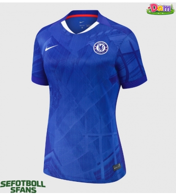 Chelsea Hemmatröja Kvinnor 2025-26 Kortärmad